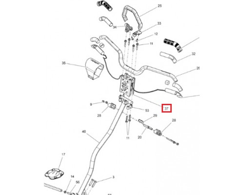 506152760 Проставка Руля 130 ММ Серая Для Ski Doo SUMMIT