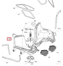 508000950 Воздуховод Для Ski Doo Gen4 SUMMIT, FREERIDE