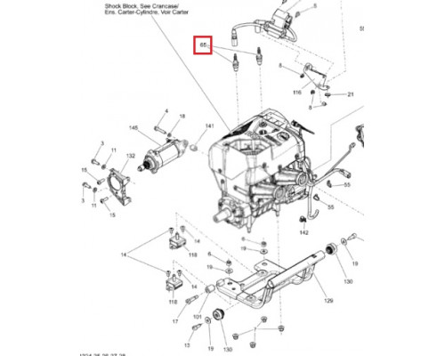 512059552 Свеча Зажигания NGK 6669 BR9ECS-5 Для Ski Doo 550