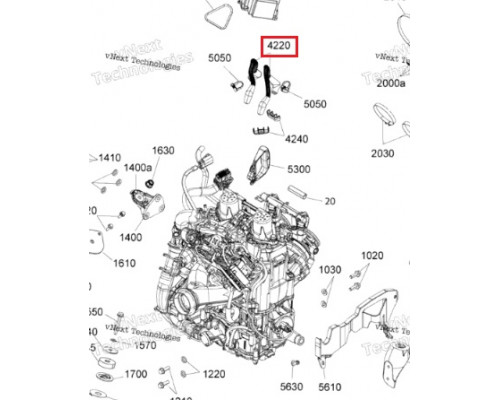 512061166 Провод Высоковольтный Для Ski Doo Gen4