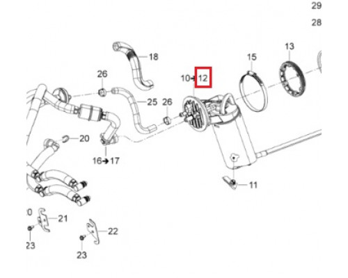 07-241-02 SPI Фильтр Топливный Для Ski Doo 414872100 Для Polaris 7052215