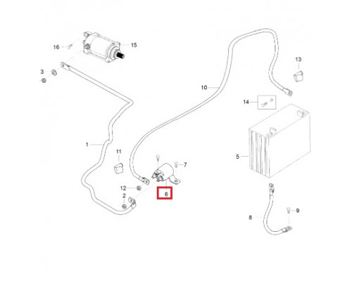 515176011 Реле Стартера Для Ski Doo 710000111