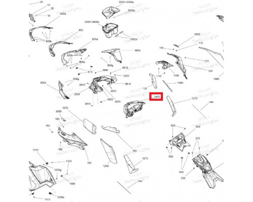 517305752 Фара Для Ski Doo Gen4