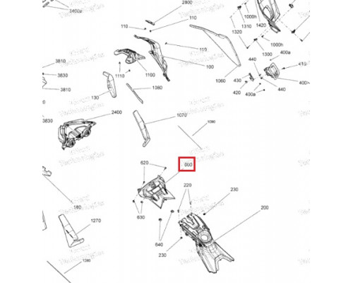 517305782 Панель Спидометра Для Ski Doo Gen4