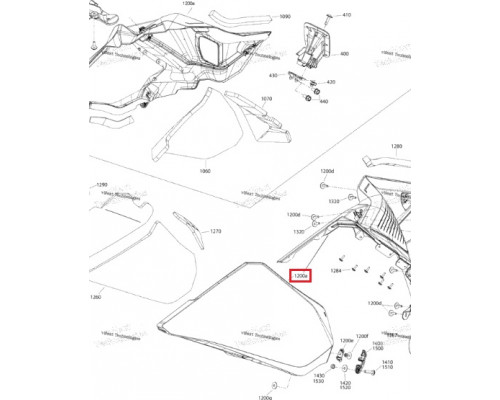 517306648 Панель Для Ski Doo