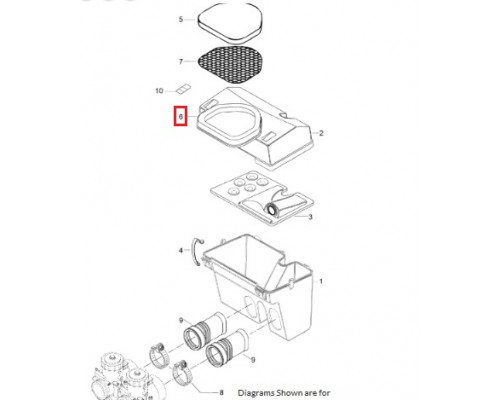 5342959 Уплотнение Воздухозаборника Для Ski Doo SKANDIC M5342959