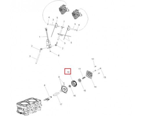5414495 Резинка Для Клапана Для Polaris 5412733
