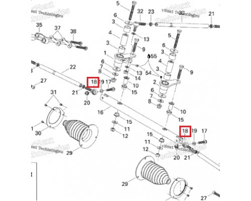 08-103-20 SPI Рулевой Наконечник Для Ski Doo 506151101, 506151496