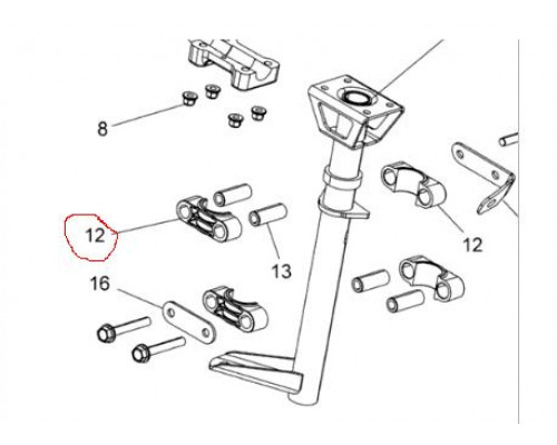 5451227 Втулка Рулевой Колонки Для Polaris AXYS
