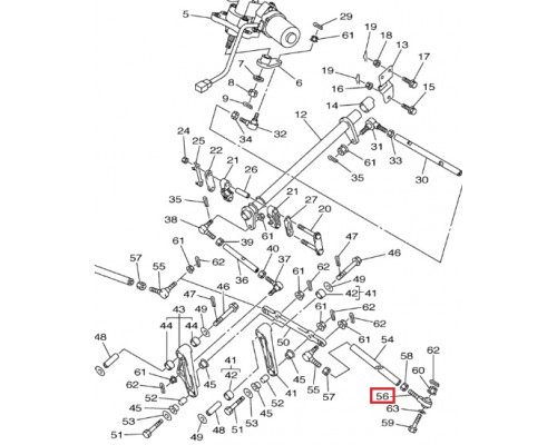 08-104-19 SPI Рулевой Наконечник Для Yamaha 8FA-23847-00-00