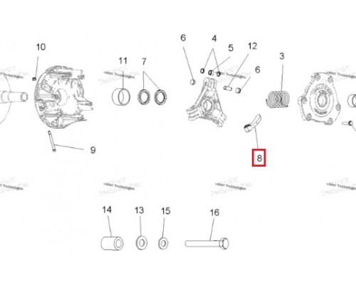 5632283 Грузик вариатора Sportsman 500 5630710