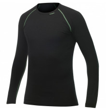 Термокофта Мужская Woolpower Roundneck Merino  (L, Черный)