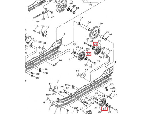 6005DDUCM NSK Подшипник Шариковый Для Yamaha 93306-00503-00, 93306-00507-00