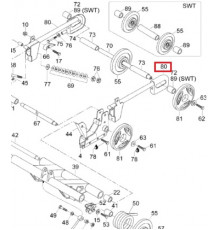 605251783 Рычаг Задней Подвески Левый Для Ski Doo Skandic M5243223