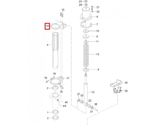 605353422 Рулевой Рычаг Правый Для Ski Doo Skandic