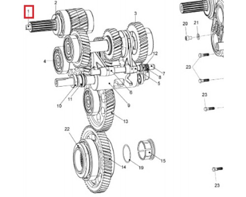619230009 Вал КПП Верхний Для Ski Doo Expedition, Skandic