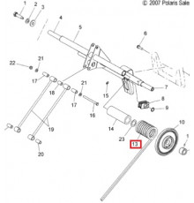 7042283-067 Пружина Задней Подвески Правая Для Polaris WIDETRAK IQ