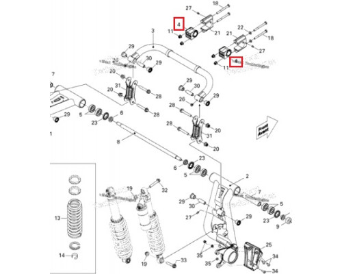 706002246 Сайлентблок стабилизатора 706001098/706002246