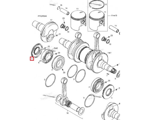 09-165 SPI Сальник Коленвала Двигателя Для Ski Doo 290831952, 420831950, 420831952
