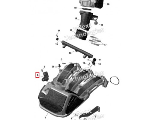 707000995 Датчик Давления И Температуры Воздуха Для Ski Doo 707000564, 420874650