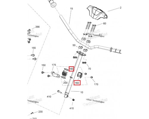 709400783 Втулка рулевого вала G2 709400783