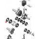 09-55104 SPI Комплект Сальников Коленвала Для Ski Doo 290831952, 420831950, 420831952