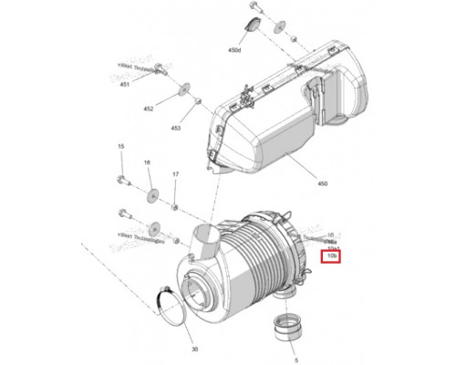 715900394 Фильтр воздушный Can-Am Defender 715900394