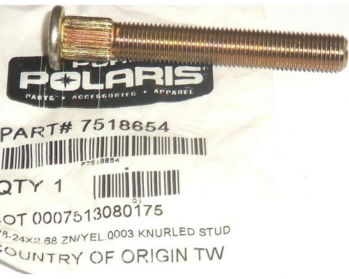 7518654 Шпилька Передней Ступицы Колеса Для Polaris RZR 570, 800