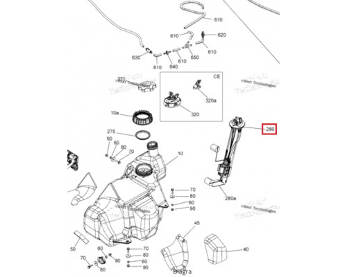 HFP-382-CA QUANTUM Бензонасос Для BRP Can Am 709000287, 709000758, 703500766, 709000245, 709000194, 703500781, 821-0427