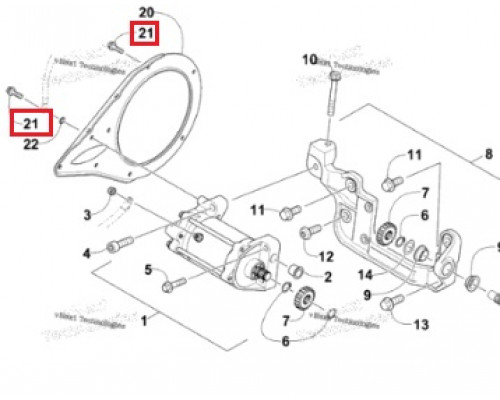 8408-621 Болт Для Arctic Cat