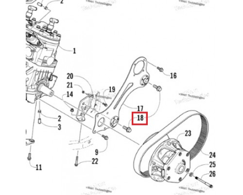8408-826 Болт Для Arctic Cat