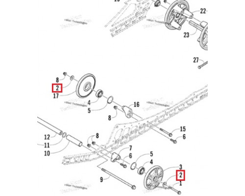 8450-133 Шайба Для Arctic Cat