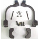 860200079 Крепление Защиты Рук Черное Для Ski Doo