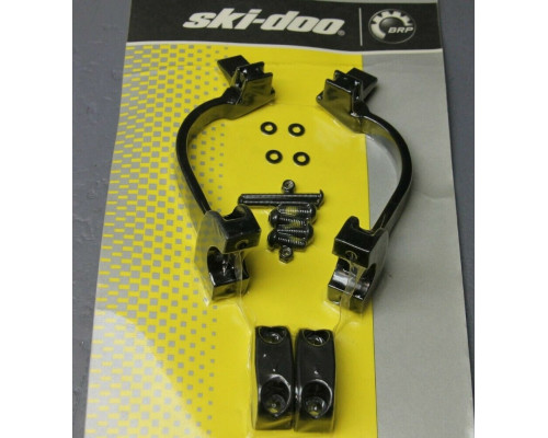 860200079 Крепление Защиты Рук Черное Для Ski Doo
