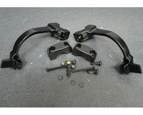 860200079 Крепление Защиты Рук Черное Для Ski Doo