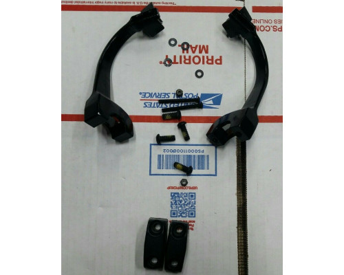 860200079 Крепление Защиты Рук Черное Для Ski Doo