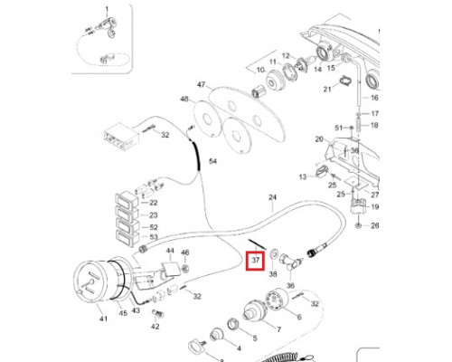 92-159 SPI Вал Привода Спидометра Для Ski Doo Skandic 45075, M45075