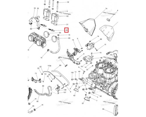 93322 NGK Свеча Зажигания PFR7AB Для Ski Doo 800 E-TEC 415129484, 512060553