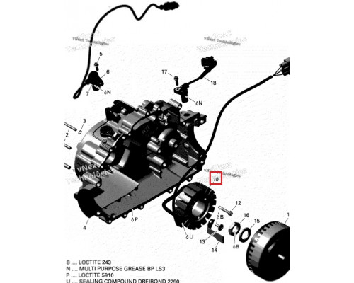 AT-01442 SPI Статор Для BRP Can Am 420685921