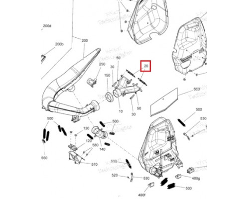 09-718163 SPI Прокладка Выпускной Системы Для Ski Doo 420831843, 420831844, 420831849