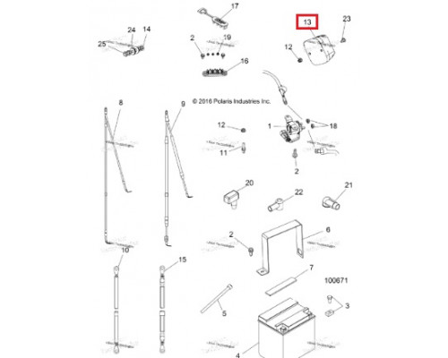 AT-01646 SPI Реле Регулятор Напряжения Для Polaris 4014856, 4016868