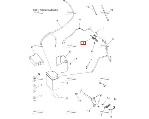 AT-01756 SPI Реле Стартера Для Polaris 4010947, 4012001