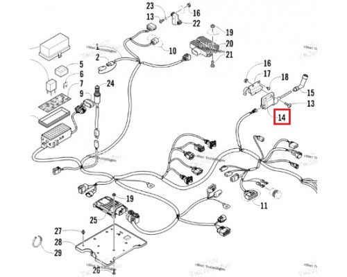 AT-01904 SPI Катушка Зажигания Для Arctic Cat 0824-070, 0824-071