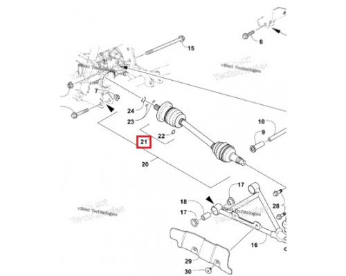 AT-03086 SPI Пыльник Привода Для Arctic Cat 2436-111, 1436-419