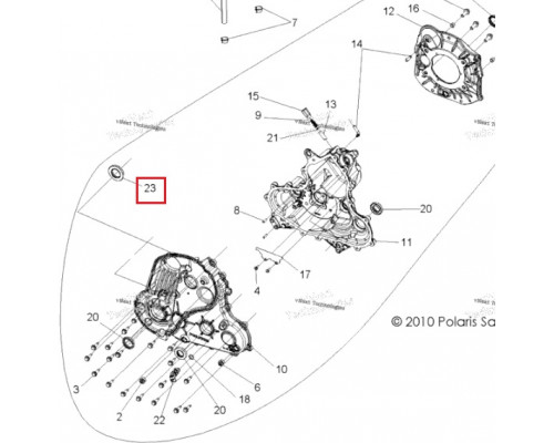 AT-03702 SPI Сальник Редуктора Для Polaris 3234769