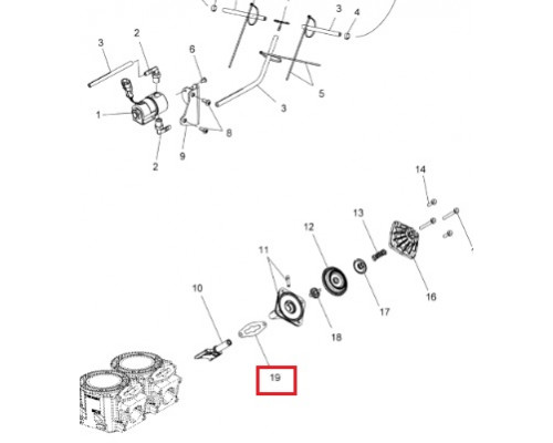 09-719107 SPI Комплект Прокладок RAVE Клапанов Для Polaris 5812241, 5812350, 5813934