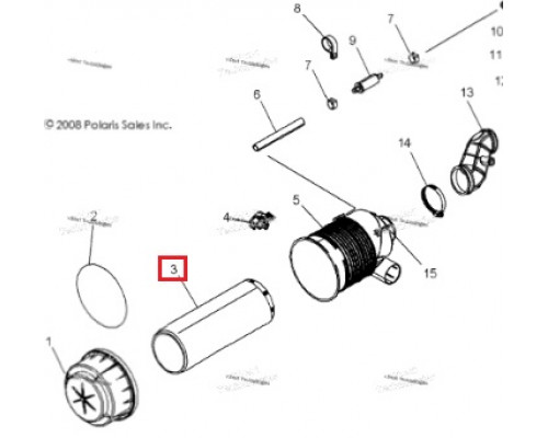 AT-07293 SPI Воздушный Фильтр Для Polaris Ranger 7081308