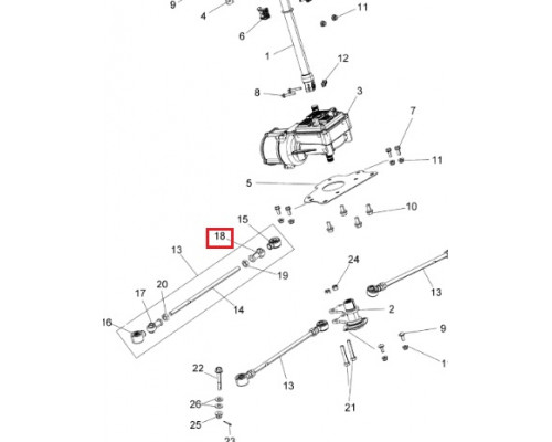 AT-08131 SPI Рулевой Наконечник Для Polaris 7061019, 7061034, 7061139, 5411291, 5412928