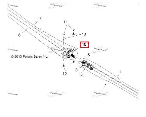 AT-08955 SPI Подвесной Подшипник Кардана Для Polaris 3514806, 3515075, 3514900