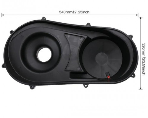 B0901-01401BK Kemimoto Крышка Вариатора Внешняя Для Polaris 5451767, 2635611